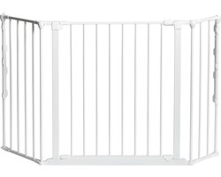 BabyDan Flex V Traphekje 92 - 125 cm | Wit | Hoekhekje