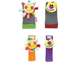 Babyjem Pols -en Sokken rammelaar Leeuw en Kikker