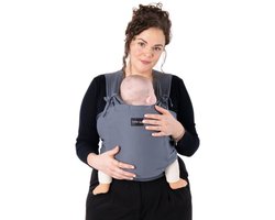 Babylonia baby carriers - Draagdoek - draagzak - Tricot-Easy - Dark Grey - 1 maat
