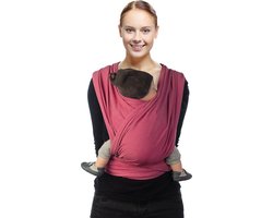 Babylonia BB SLEN Draagdoek Baby - 490 cm - Berry Dusk