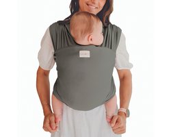 Babylonia Tricot Slen Organic Draagdoek Baby 500 cm - Moon Mist Grey