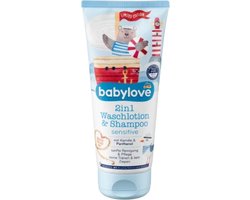 Babylove Babyshampoo douche- en waslotion 2in1, 200 ml