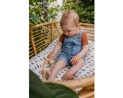 Babynestje - 110 x 75 cm - Baby cadeau - Regenboog
