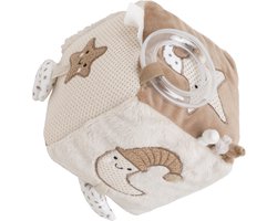 Baby's Only Activiteitenkubus Heaven - Super zacht - Sensorisch Speelgoed - Educatief baby speelgoed - Vanaf 0 maanden - Clay/Warm Linen