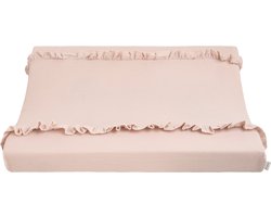 Baby's Only Baby Aankleedkussenhoes Calm - Waskussenhoes gemaakt van 100% katoen - Overtrek verzorgingskussen - Hoes verschoningskussen - Oud Roze - 45x70 cm