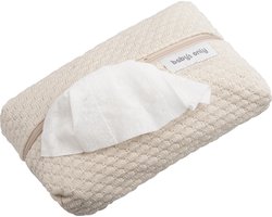 Baby's Only Billendoekjeshoes Sky - Babydoekjes hoes - Hoes voor luierdoekjes en pampers billendoekjes - Warm Linen - Ritssluiting