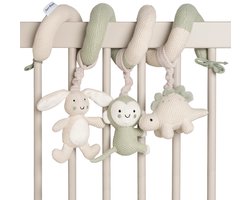 Baby's Only Boxspiraal Animals - Laurel Green/Warm Linen