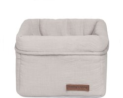 Baby's Only Commodemandje - Opbergmandje - Commode organizer - Babykamer accessoires Breeze - Urban Taupe - 100% katoen