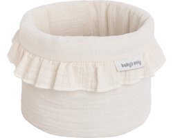 Baby's Only Commodemandje - Opbergmandje - Commode organizer - Babykamer accessoires Calm - Warm Linen - 100% katoen