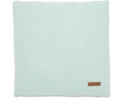 Baby's Only Gebreid sierkussen babykamer Classic - Mint - 40x40 cm - Inclusief kussenvulling