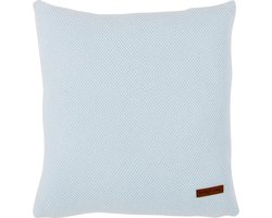 Baby's Only Gebreid sierkussen babykamer Classic - Poederblauw - 40x40 cm - Inclusief kussenvulling