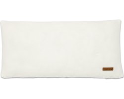 Baby's Only Gebreid sierkussen babykamer Classic - Wolwit - 60x30 cm - Inclusief kussenvulling