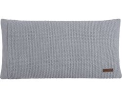 Baby's Only Gebreid sierkussen babykamer Cloud - Grijs - 60x30 cm - Inclusief kussenvulling