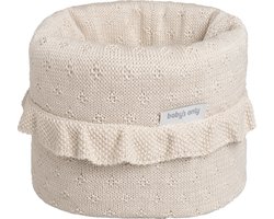 Baby's Only Gebreide commodemandje - Opbergmandje - Commode organizer - Babykamer accessoires Mood - Warm linen
