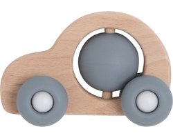Baby's Only Houten speelgoed auto - Baby speelgoed - Grijs - Baby cadeau
