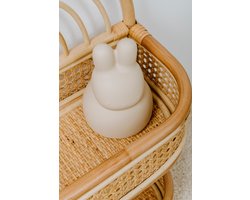 Baby's Only Nachtlampje konijn - Nachtlampje Babykamer - Lampje met USB-aansluiting - Warm Linen - Met slaapmuziek