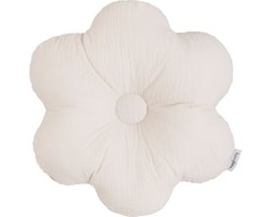 Baby's Only Sierkussen babykamer bloem Calm - Warm Linen - 45x40 cm - Inclusief kussenvulling