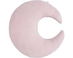 Baby's Only Sierkussen babykamer maan teddy Sense - Oud roze - 45x45 cm - Inclusief kussenvulling