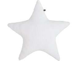 Baby's Only Sierkussen babykamer ster teddy Sense - Wit - 45x40 cm - Inclusief kussenvulling