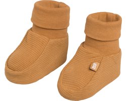 Baby's Only Slofjes Pure - Caramel - 0-3 mnd - 100% ecologisch katoen - GOTS