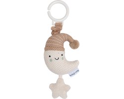 Baby's Only Trilmaantje Heaven - Reisspeelgoed - Speelgoed voor onderweg - Trilfiguur - Maxi-cosi speelgoed - Buggy speelgoed - Clay/Warm Linen