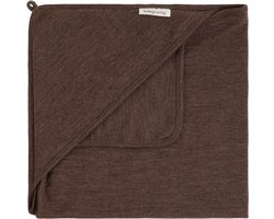 Baby's Only Wikkeldeken Merino Fine Meadow - Omslagdoek baby van 100% merinowol - Geschikt voor drie- en vijfpuntsgordel - Autostoel & Kinderwagen - Taupe - 75x75 cm