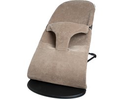 Baby's Only Wipstoelhoes Sense - Beschermingshoes voor wipstoel - Hoes wipstoel - Clay - o.a. geschikt voor Mimi wipstoel - Q-Bouncer