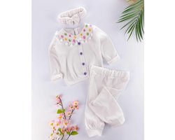 Babysetje 3-delig - Newborn kleding set/ meisje - kraamcadeau - babykleding - babykleertjes - maat 9-12mnd
