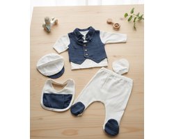 Babysetje 5-delig - Newborn kleding set/jongens - kraamcadeau - babykleding - babykleertjes