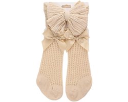 Babysokken en Hoofdband - Kinderaccessoires Set - Dagelijks Gebruik - Zachte Katoen en Nylon - One Size - Meerdere Kleuren