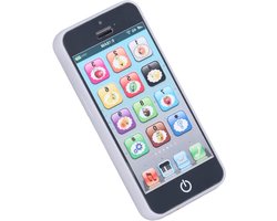 Babyspeelgoed Telefoon - Educatief Speeltje - Reis Entertainment - Licht en Muziek - 15 x 9 x 2 cm - Zwart