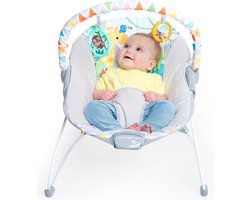 Babywip, Safari Fun met rustgevende giraf en aap. multicolor