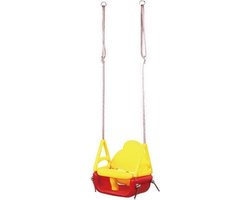 Babyzitje Groeimodel rood/geel PP touwen