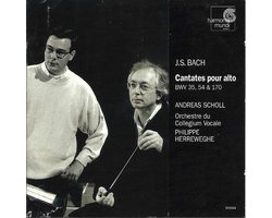 Bach: Cantates pour alto /  Herreweghe, Scholl, et al