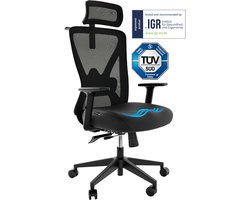 Backerz Mesh Ergonomische Bureaustoel - Bureaustoelen voor Volwassenen tot 150kg - Office Chair NEN-EN1335
