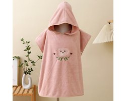 Badhanddoek – 60x120 cm – Badhanddoek met capuchon / Badcape / Kinderbadjas – Zeer absorberend & sneldrogend – Zacht en comfortabel – Praktisch – Geschikt voor douchen, zwemmen, de badkamer, op reis, enz.