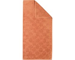 Badhanddoek - Handdoek Washand - Badkamer Comfort - Elegant Cornflower Design - 50 x 100 cm - Koper