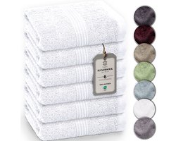 Badhanddoeken HomeBurg Luxe 500 g/m² wit 40 x 70 cm (verpakking van 6)