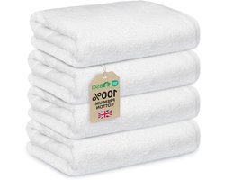 Badhanddoeken Set - Grote Handdoeken - Douchen en Baden - 100% Dik Katoen 500 g/m² - 70x140 cm Set 4