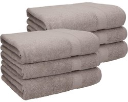 Badhanddoeken - XXL Handdoeken - Bad en Sauna - 100% Katoen - 100x200 cm - Steen