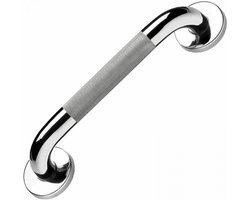 Badhandgreep - Handgrepen voor senioren - Wandgrepen - Veiligheidshandgrepen - Hoge Kwaliteit - RVS - zilver - Antislip - Wandmontage - voor WC Badkamer