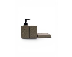 Badkamer Accessoiresset, 3-Delig, Grijs