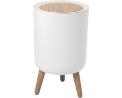 Badkamer afvalbak met drukmechanisme 7L MALMO