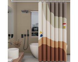 Badkamer douchegordijn gordijnen waterdicht en schimmelbestendig wc scheidingsgordijn
