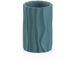 Badkamer Drinkbeker, Polyresin, Teal Blauw - Kela | Merida
