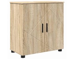 Badkamer kast | Badkamermeubel met opslag Sonoma Eiken 61 x 35 x 64 cm