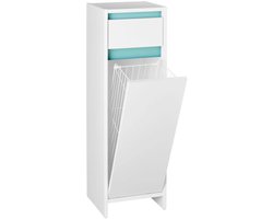 badkamer kast met wasmand