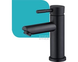 Badkamer & Keuken Kraan Zwart inclusief aansluitingen - Wastafel Kraan - Zwart
