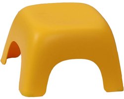 Badkamer Kruk - Hulpmiddel Toilet - Ondersteuning Bij Baden - Antislip Voeten - 25cm Breed - Geel