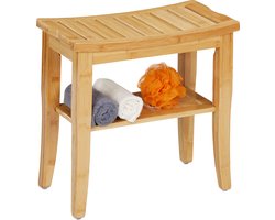 badkamer kruk - tot 150 kg - bamboe